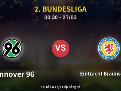 Kết Quả: Hannover 96 1-0 Eintracht Braunschweig – Highlight & Bàn Thắng | 2. Bundesliga
