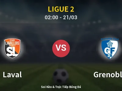 Kết Quả: Laval 3-2 Grenoble – Highlight & Bàn Thắng | Ligue 2