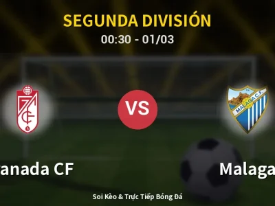 Kết Quả: Granada CF 0-1 Malaga – Highlight & Bàn Thắng | Segunda División