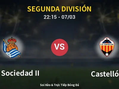 Soi Kèo Real Sociedad II vs Castellón – 22:15 07/03 | Nhận Định, Dự Đoán Tỷ Số