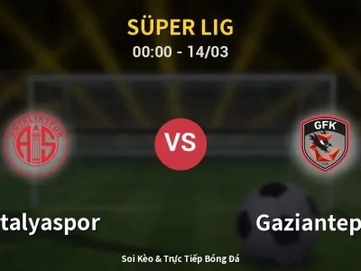 Kết Quả: Antalyaspor 1-4 Gaziantep FK – Highlight & Bàn Thắng | Süper Lig