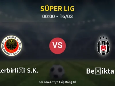 Kết Quả: Gençlerbirliği S.K. 0-2 Beşiktaş – Highlight & Bàn Thắng | Süper Lig