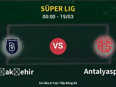 Kết Quả: Başakşehir 0-0 Antalyaspor – Highlight & Bàn Thắng | Süper Lig