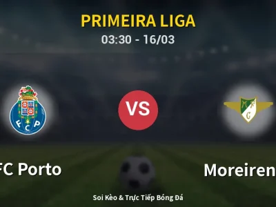 Soi Kèo FC Porto vs Moreirense – 03:30 16/03 | Nhận Định, Dự Đoán Tỷ Số