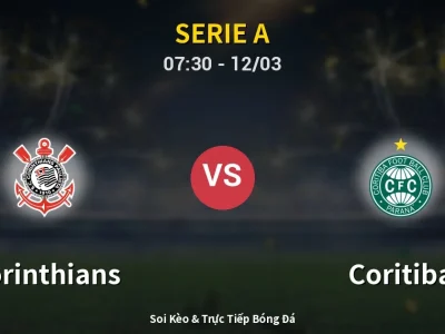 Kết Quả: Corinthians 0-2 Coritiba – Highlight & Bàn Thắng | Serie A