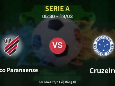 Kết Quả: Atletico Paranaense 2-1 Cruzeiro – Highlight & Bàn Thắng | Serie A