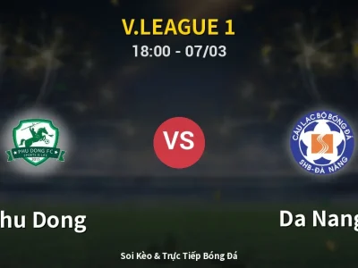 Kết Quả: Phu Dong 1-1 Da Nang – Highlight & Bàn Thắng | V.League 1