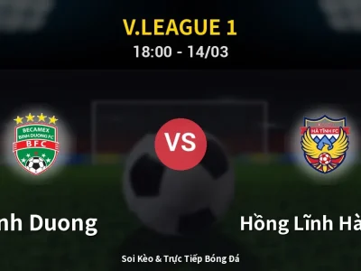 Kết Quả: Binh Duong 2-0 Hồng Lĩnh Hà Tĩnh – Highlight & Bàn Thắng | V.League 1