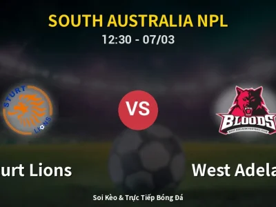 Kết Quả: Sturt Lions 4-3 West Adelaide – Highlight & Bàn Thắng | South Australia NPL