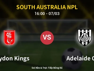 Kết Quả: Croydon Kings 0-4 Adelaide City – Highlight & Bàn Thắng | South Australia NPL