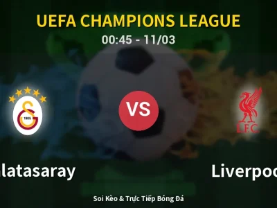 Kết Quả: Galatasaray 1-0 Liverpool – Highlight & Bàn Thắng | UEFA Champions League
