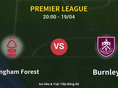 Soi Kèo Nottingham Forest vs Burnley – 20:00 19/04 | Nhận Định, Dự Đoán Tỷ Số
