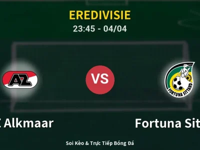 Soi Kèo AZ Alkmaar vs Fortuna Sittard – 23:45 04/04 | Nhận Định, Dự Đoán Tỷ Số