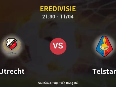 Soi Kèo Utrecht vs Telstar – 21:30 11/04 | Nhận Định, Dự Đoán Tỷ Số