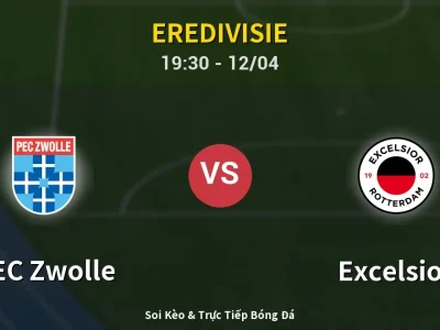 🔴 Trực Tiếp: PEC Zwolle 1-0 Excelsior – Link Xem Eredivisie (Full HD)