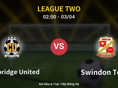 Kết Quả: Cambridge United 1-1 Swindon Town – Highlight & Bàn Thắng | League Two