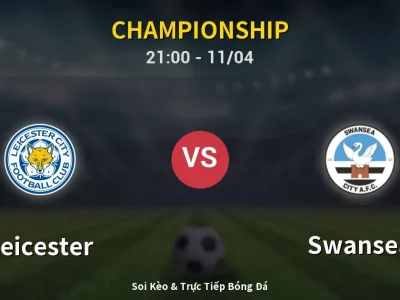 Soi Kèo Leicester vs Swansea – 21:00 11/04 | Nhận Định, Dự Đoán Tỷ Số