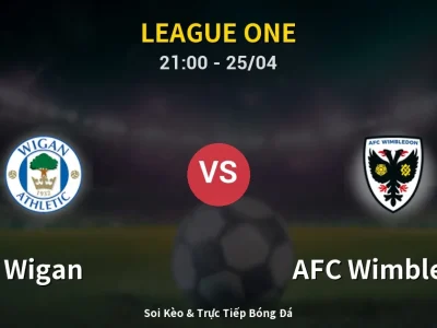 Soi Kèo Wigan vs AFC Wimbledon – 21:00 25/04 | Nhận Định, Dự Đoán Tỷ Số