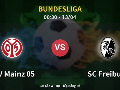 Kết Quả: FSV Mainz 05 0-1 SC Freiburg – Highlight & Bàn Thắng | Bundesliga