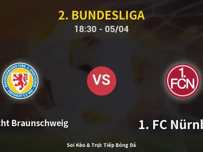 Soi Kèo Eintracht Braunschweig vs 1. FC Nürnberg – 18:30 05/04 | Nhận Định, Dự Đoán Tỷ Số
