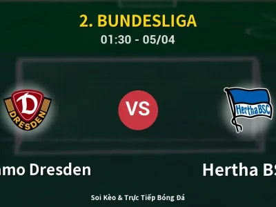 Soi Kèo Dynamo Dresden vs Hertha BSC – 01:30 05/04 | Nhận Định, Dự Đoán Tỷ Số