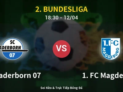 🔴 Trực Tiếp: SC Paderborn 07 3-2 1. FC Magdeburg – Link Xem 2. Bundesliga (Full HD)
