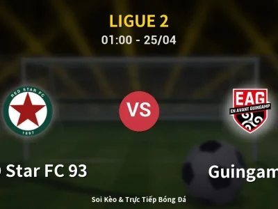 🔴 Trực Tiếp: RED Star FC 93 3-1 Guingamp – Link Xem Ligue 2 (Full HD)