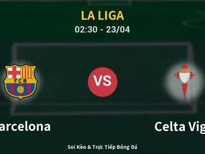 Kết Quả: Barcelona 1-0 Celta Vigo – Highlight & Bàn Thắng | La Liga
