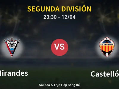 Soi Kèo Mirandes vs Castellón – 23:30 12/04 | Nhận Định, Dự Đoán Tỷ Số