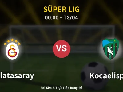 Kết Quả: Galatasaray 1-1 Kocaelispor – Highlight & Bàn Thắng | Süper Lig