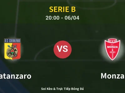 Soi Kèo Catanzaro vs Monza – 20:00 06/04 | Nhận Định, Dự Đoán Tỷ Số