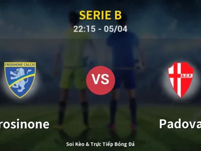 Soi Kèo Frosinone vs Padova – 22:15 05/04 | Nhận Định, Dự Đoán Tỷ Số