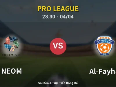 Soi Kèo NEOM vs Al-Fayha – 23:30 04/04 | Nhận Định, Dự Đoán Tỷ Số