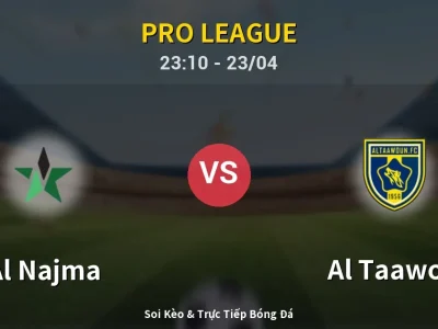 Soi Kèo Al Najma vs Al Taawon – 23:10 23/04 | Nhận Định, Dự Đoán Tỷ Số