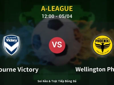 🔴 Trực Tiếp: Melbourne Victory 0-0 Wellington Phoenix – Link Xem A-League (Full HD)