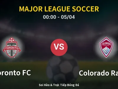 Kết Quả: Toronto FC 3-2 Colorado Rapids – Highlight & Bàn Thắng | Major League Soccer