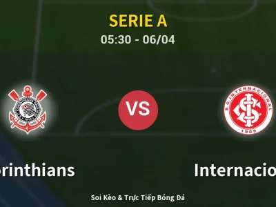 Kết Quả: Corinthians 0-1 Internacional – Highlight & Bàn Thắng | Serie A