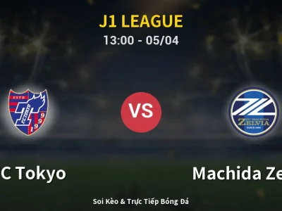 🔴 Trực Tiếp: FC Tokyo 0-0 Machida Zelvia – Link Xem J1 League (Full HD)
