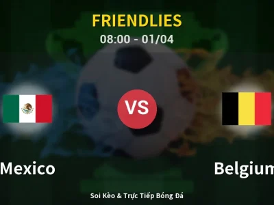 Kết Quả: Mexico 1-1 Belgium – Highlight & Bàn Thắng | Friendlies