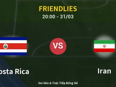 🔴 Trực Tiếp: Costa Rica 0-5 Iran – Link Xem Friendlies (Full HD)