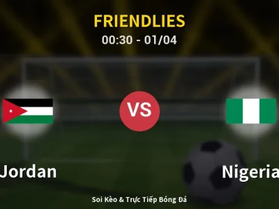 Kết Quả: Jordan 2-2 Nigeria – Highlight & Bàn Thắng | Friendlies