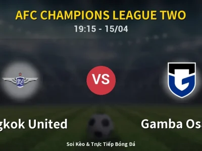Soi Kèo Bangkok United vs Gamba Osaka – 19:15 15/04 | Nhận Định, Dự Đoán Tỷ Số