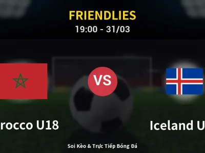 Soi Kèo Morocco U18 vs Iceland U19 – 19:00 31/03 | Nhận Định, Dự Đoán Tỷ Số