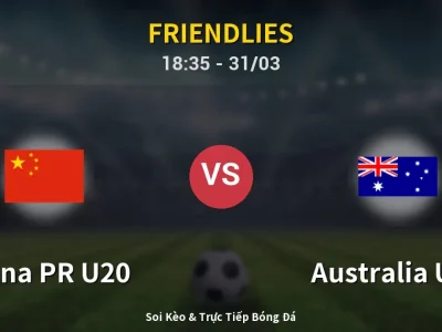 Kết Quả: China PR U20 2-4 Australia U20 – Highlight & Bàn Thắng | Friendlies